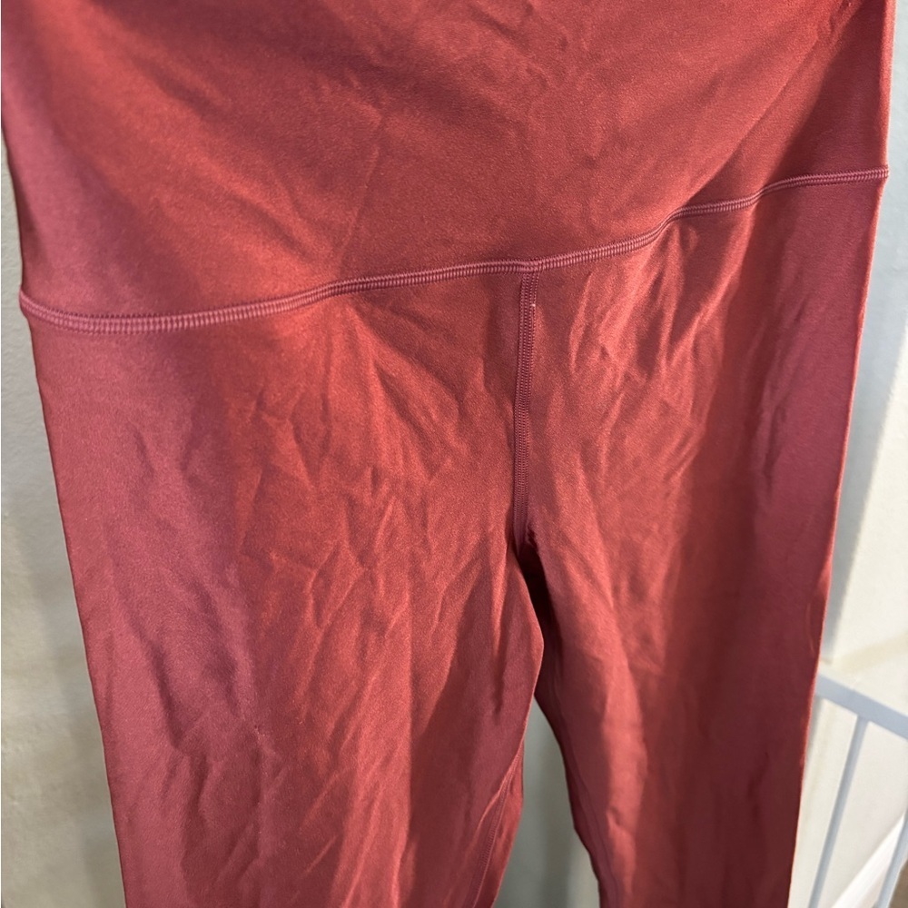Athleta red elation shine high rise tight - Picture 2 of 8
